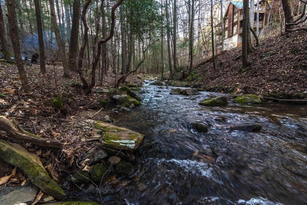 Private Creekside Cabin+Hot Tub,Pool Table, & Pets Елліджей Екстер'єр фото