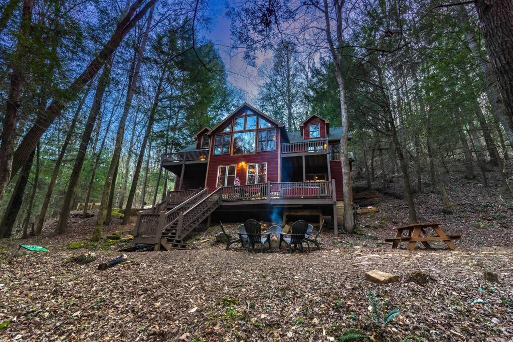Private Creekside Cabin+Hot Tub,Pool Table, & Pets Елліджей Екстер'єр фото